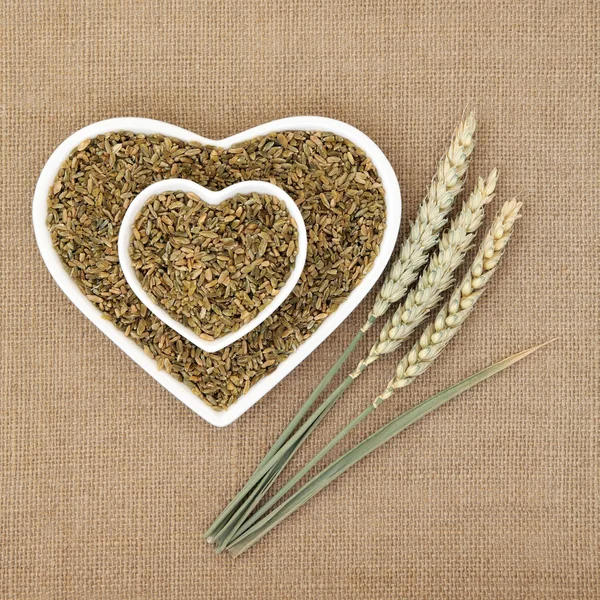 Groene tarwe Freekeh — Stockfoto