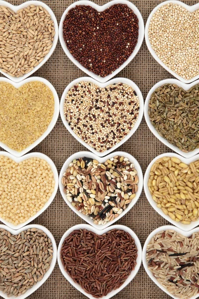 Seleção de grãos — Fotografia de Stock