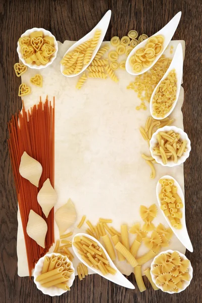 Pasta Abstract Border — Stock Photo, Image