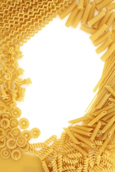 Gedroogde Pasta grens — Stockfoto