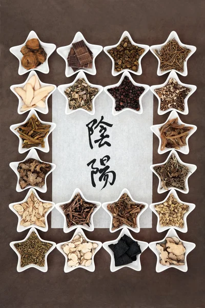 Herbes Yin et Yang — Photo
