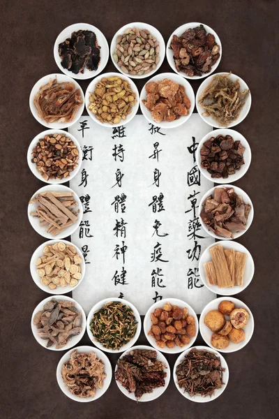 Chinesische Kräutermedizin — Stockfoto