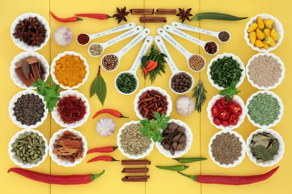 Herb and Spice Measurement — Stock Photo, Image