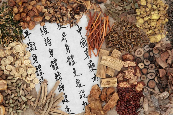 Chinese kruiden gezondheid — Stockfoto