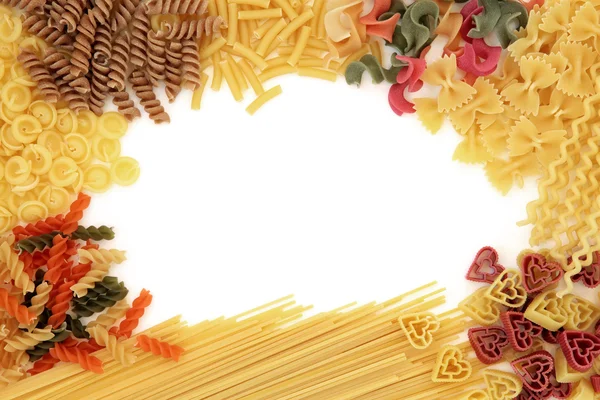 Pasta Border — Stock Photo, Image