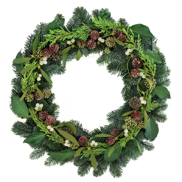 Mistletoe Wreath — Stock Photo, Image