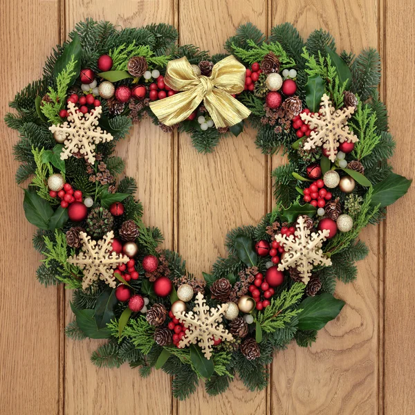 Snowflake Wreath — Stock Photo, Image