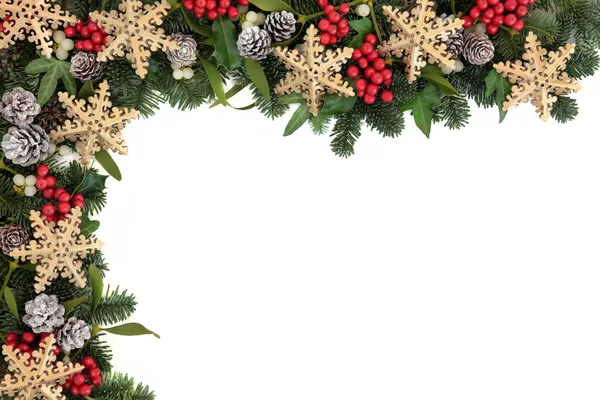 Snowflake Border — Stock Photo, Image