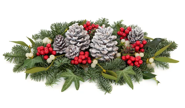 Christmas Floral Display — Stock Photo, Image