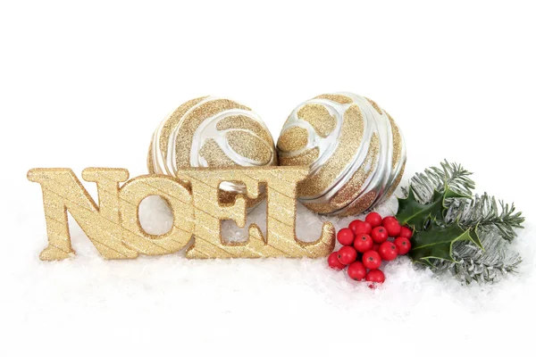 Noel Decorative Display — Stock Photo, Image