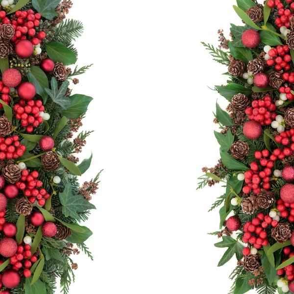 Christmas Decorative Border — Stock Photo, Image
