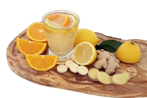 Vitamina C Bebida de cura — Fotografia de Stock