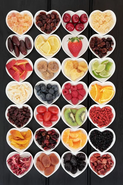 Mischobst Super Food Hintergrund — Stockfoto