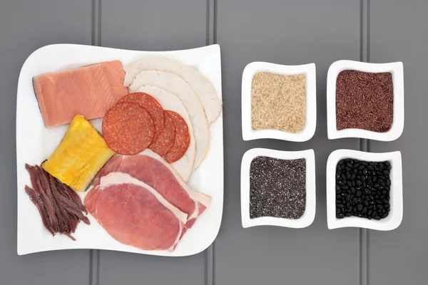 High Protein Food — Stock Photo, Image