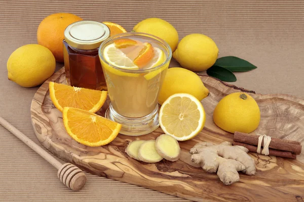 Healthy Cold Cure Drink — Stockfoto