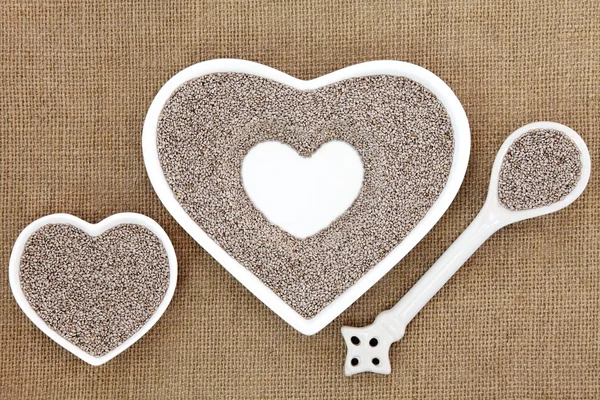 Chia Seed Heath Food — Stock Photo, Image