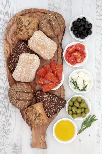 Selección de comida de picnic — Foto de Stock