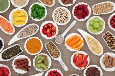 Süper yiyecek seçimi