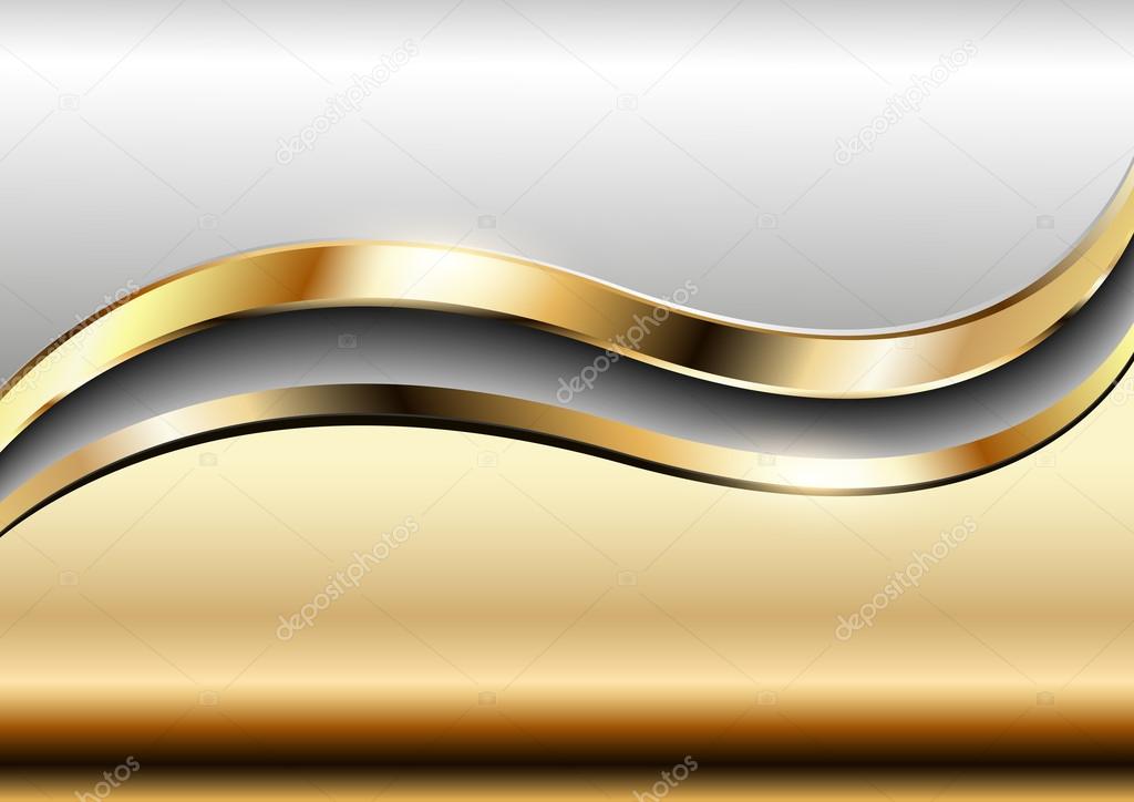 Background golden metallic