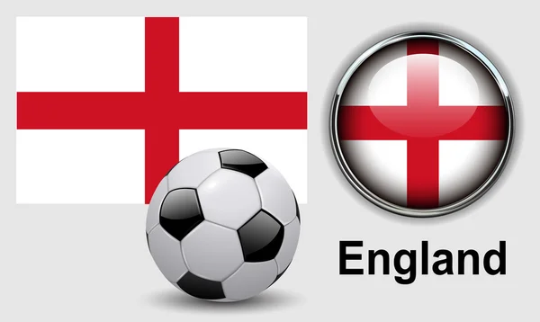 Icônes drapeau Angleterre — Image vectorielle