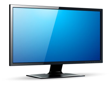 Monitör Tv 3d simgesi