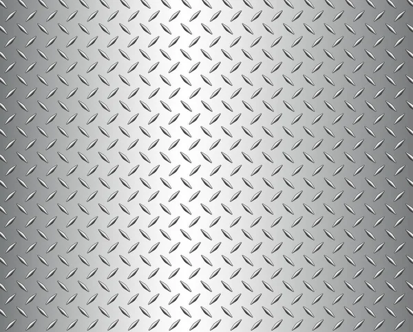 Diamant Stålplåt Textur Bakgrund Vektor Illustration — Stock vektor