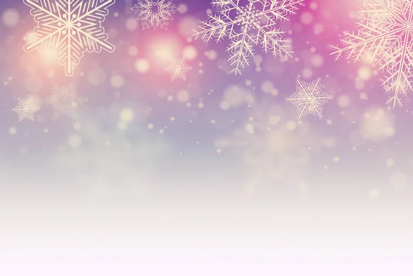 Christmas Background Snowflakes Winter Retro Illustration — Stock Photo, Image