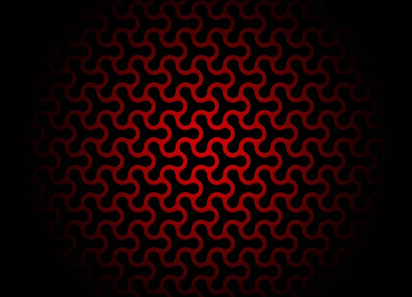 Abstrakter Hintergrund Interessantes Rotes Muster Auf Schwarzem Hintergrund Beleuchtet Von — Stockvektor