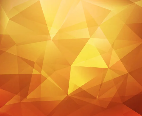 Fondo Mosaico Naranja Abstracto Diseño Vector Patrón Forma Triángulo — Vector de stock