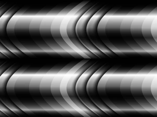 Металевий Фон Срібло Цікавим Хвильовим Візерунком Векторні Ілюстрації — стоковий вектор