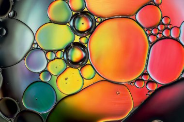 Su kabarcıkları soyut renkli arkaplan, su doğal arka plan olarak makro damlalar.