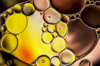 Su kabarcıkları soyut renkli arkaplan, su doğal arka plan olarak makro damlalar.