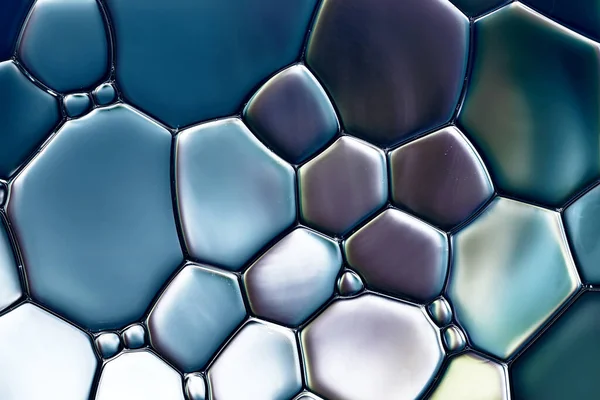 Vodní Bubliny Abstraktní Barevné Pozadí Voda Kapky Makro Jako Přírodní — Stock fotografie