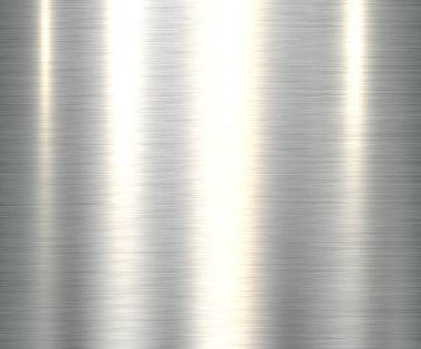Metal gümüş çelik desen arka plan, parlak fırçalanmış metalik doku plakası.