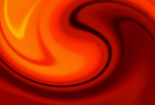 Abstrakter Hintergrund Orangefarbene Fantastische Wellen Und Linien Interessante Vektorillustration — Stockvektor
