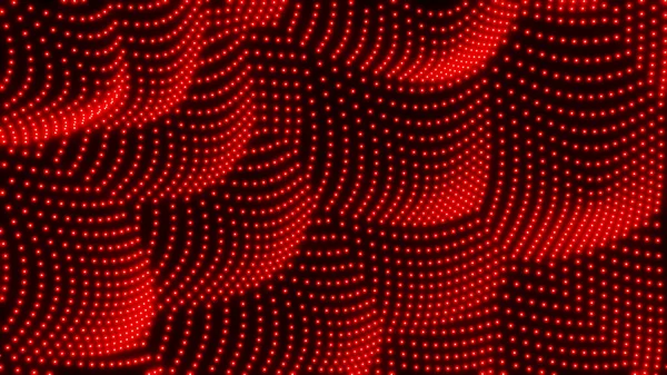 Fondo Con Campo Luces Rojas Diseño Tecnología Abstracta Fantástico Mar — Foto de Stock