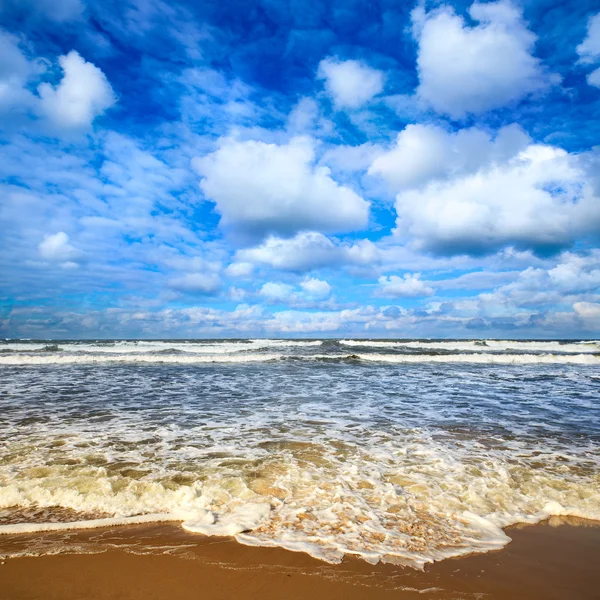 Tempestade marítima . — Fotografia de Stock