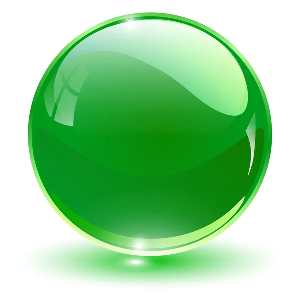Glass sphere — Stock Vector