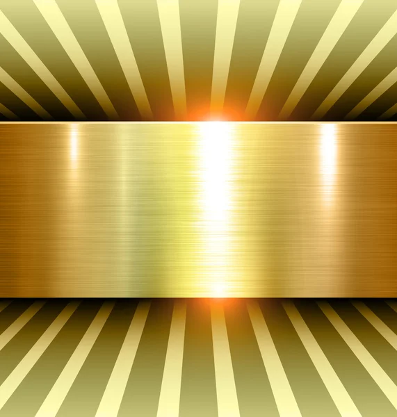 Fond doré brillant — Image vectorielle