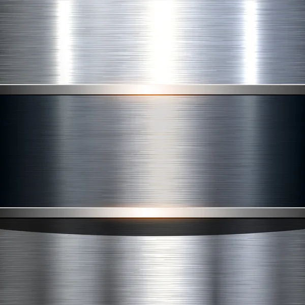 Fond de plaque métallique — Image vectorielle