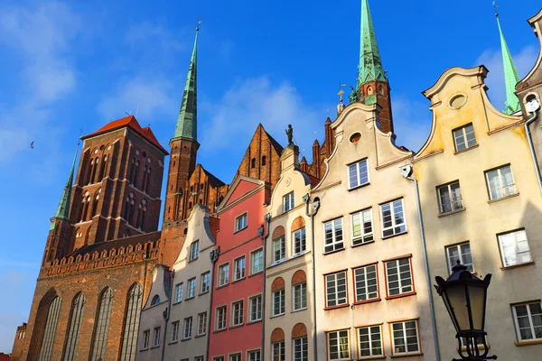 Staré město Gdaňsk, Polsko — Stock fotografie