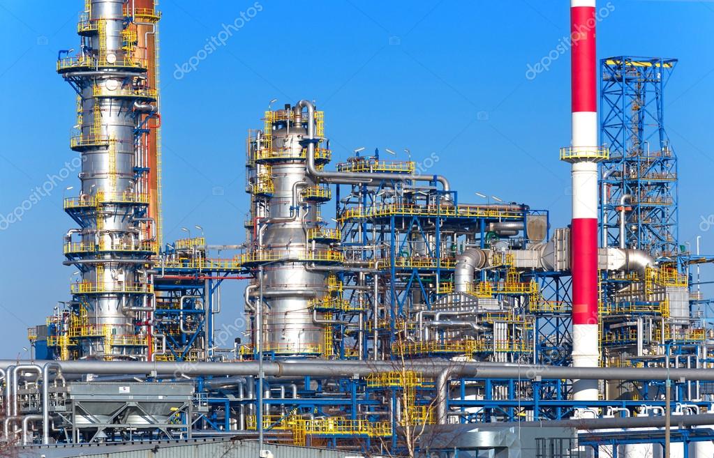 Oil and gas plant — Stock Photo © cobalt88 #65596775