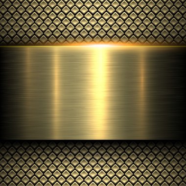 Background gold metal texture