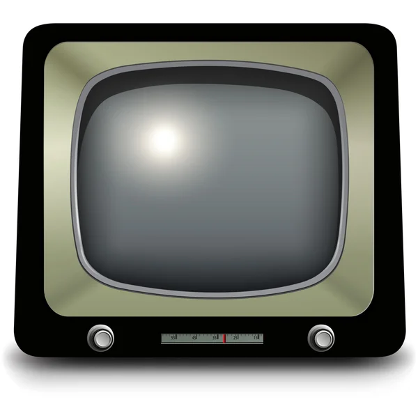 Старый телевизор — стоковый вектор