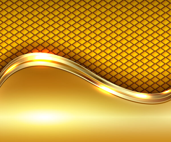 Abstract business background gold
