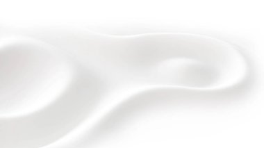 Beyaz çizgili şablon arka planı, üç boyutlu dalgalı çizgiler soyut tasarım, kopyalama alanı ile iş sunumu için en az beyaz gri arkaplan, görüntüleme.