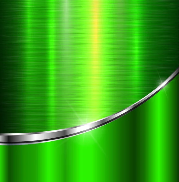 Metal tło zielony — Wektor stockowy