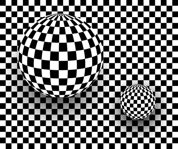 3d 的黑色和白色的背景 — 图库矢量图片