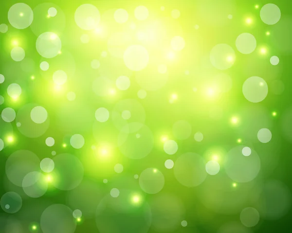 Πράσινο φόντο ηλιόλουστη — Διανυσματικό Αρχείο