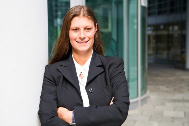 güzel iş kadını portre